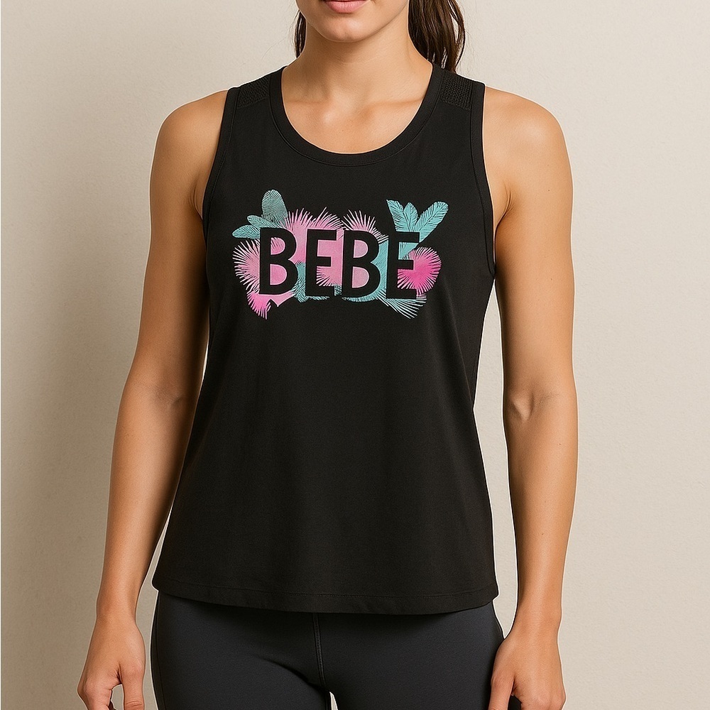 BEBE Sport tank, mesh back, size XL
